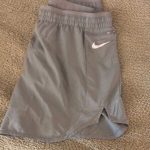Nike Light Gray Sports Shorts